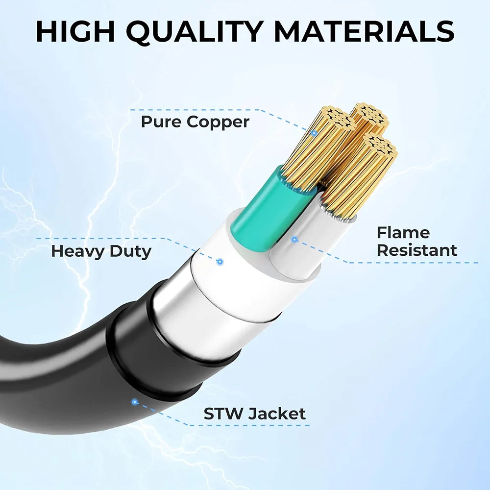 CircleCord 30A to 15A RV Adapter Cord with Grip Handle